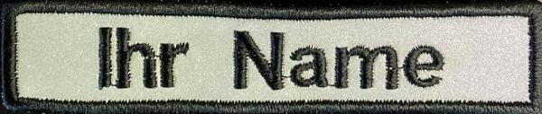 reflektierende patche blockschrift